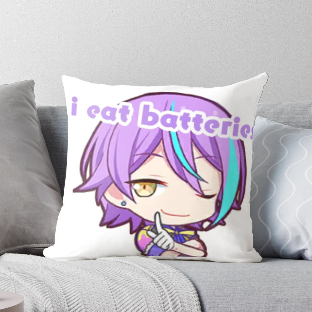 Soft and cozy anime-inspired pillow featuring the character Rui Kamishiro from the game Project Sekai.