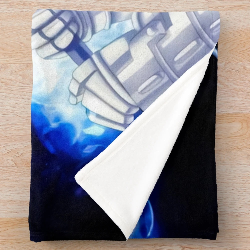 Saber Fate Stay Night inspired plush blanket