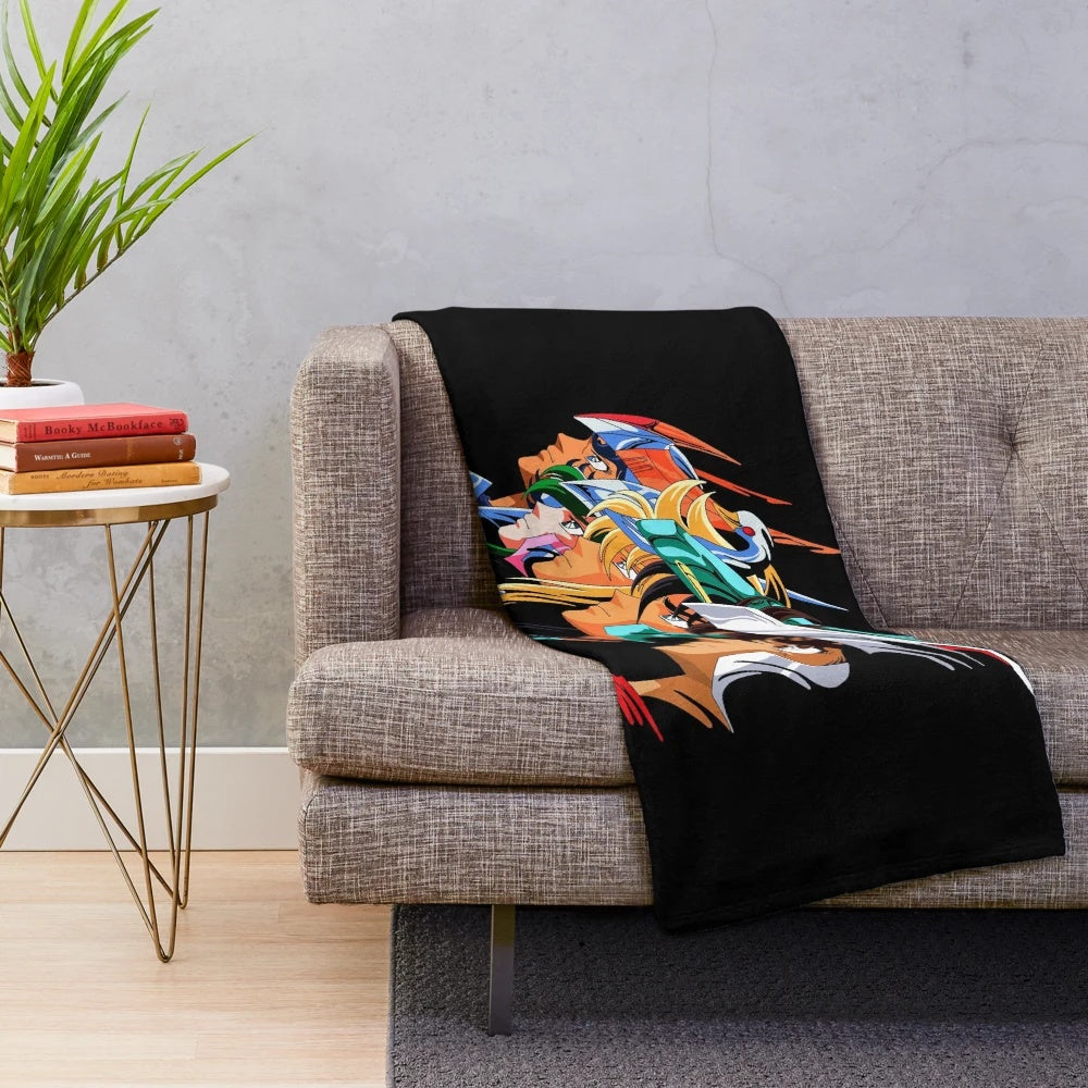 Saint Seiya Bronze Saints Plush Blanket