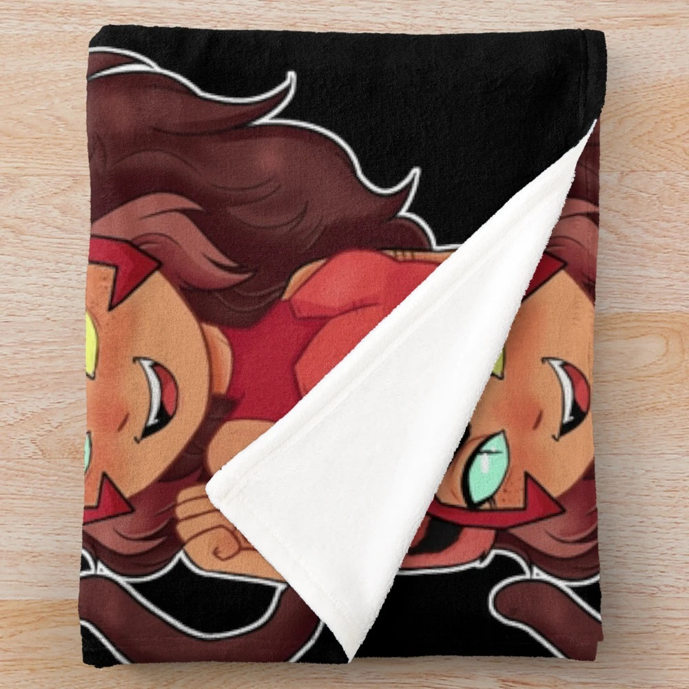 Soft and Cozy She-Ra Catra Plush Blanket for Fans