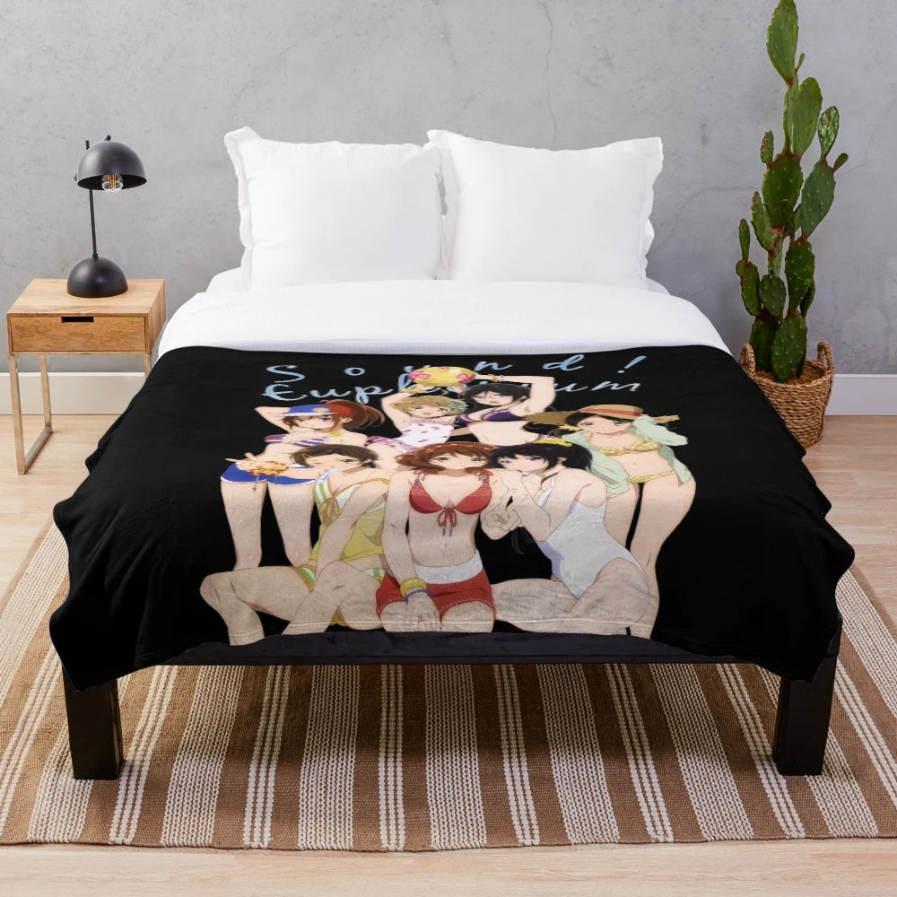 Sound Euphonium themed plush blanket