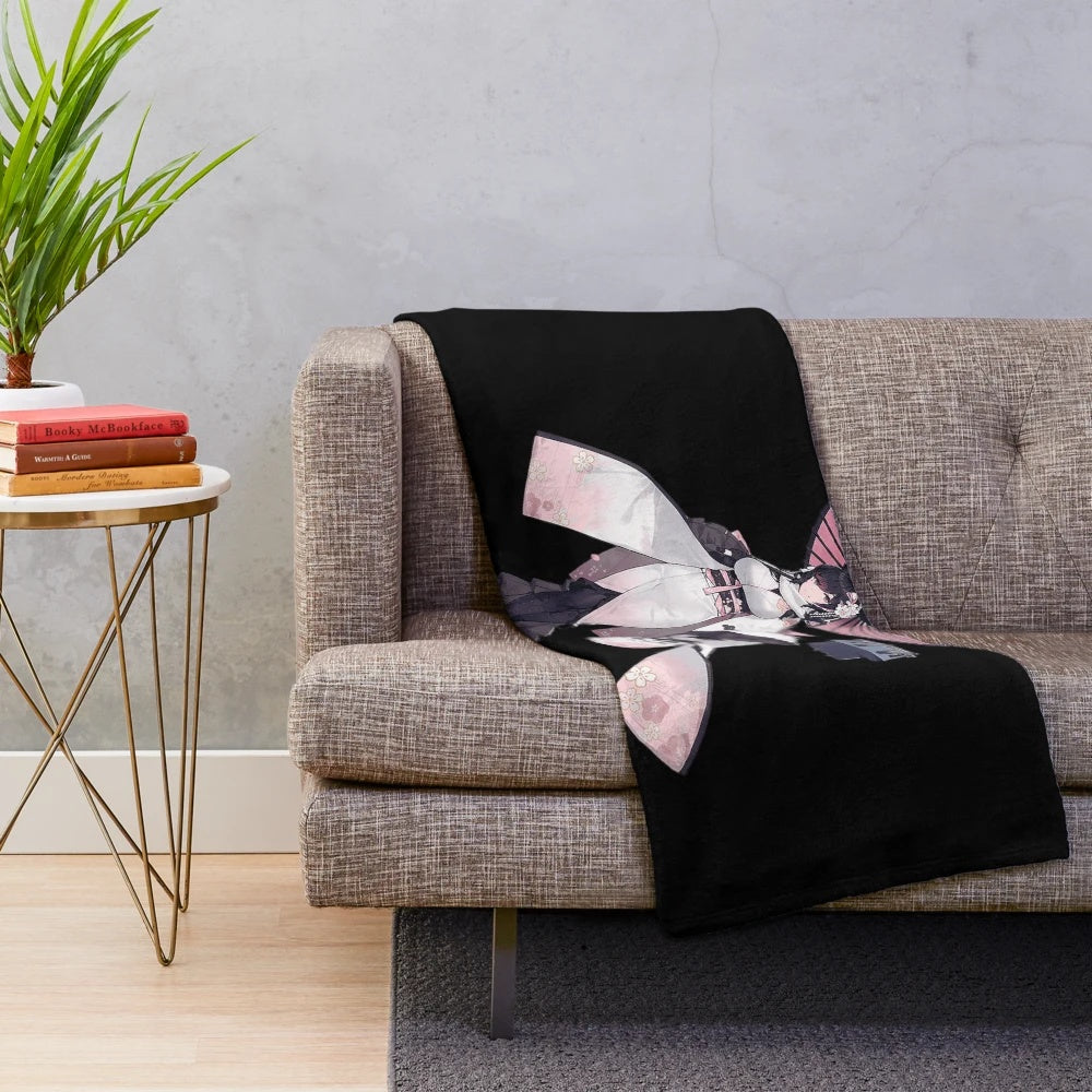 Azur Lane Takao Plush Blanket featuring the character from the popular anime series