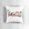 Anime-inspired Terrace House Japan pillow with Japanese-style illustration
