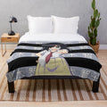Tomoko Kuroki anime-style plush blanket featuring the WataMote character