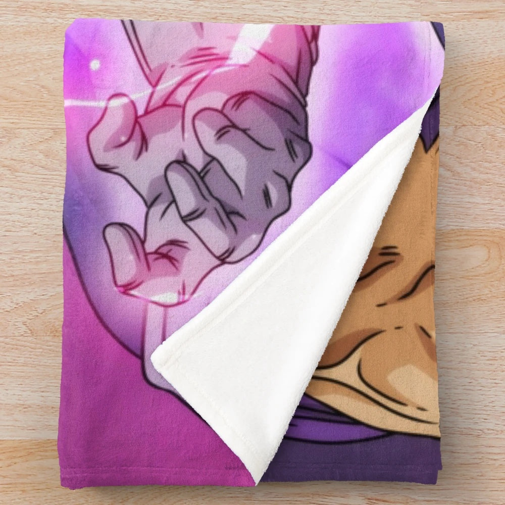 Ultra Ego Vegeta Dragon Ball Transformation Plush Blanket