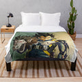 Vegeta from Dragon Ball Z Anime Inspired Plush Blanket