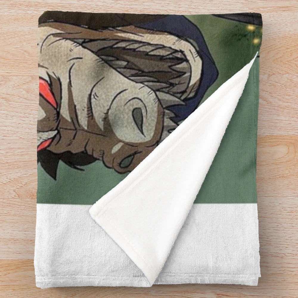 Vegeta from Dragon Ball Z Anime Inspired Plush Blanket