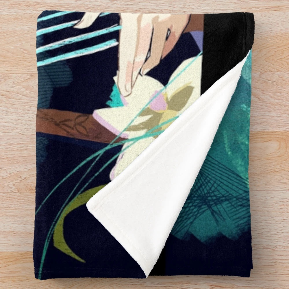 Venti Plush Blanket with Genshin Impact Inspired Design