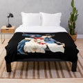 Anime-inspired plush blanket featuring characters from the Yona of the Dawn (Akatsuki no Yona) manga and anime series