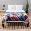 Saint Seiya inspired zodiac knights plush blanket