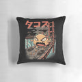 Black Takaiju anime-style monster plush pillow with taco design