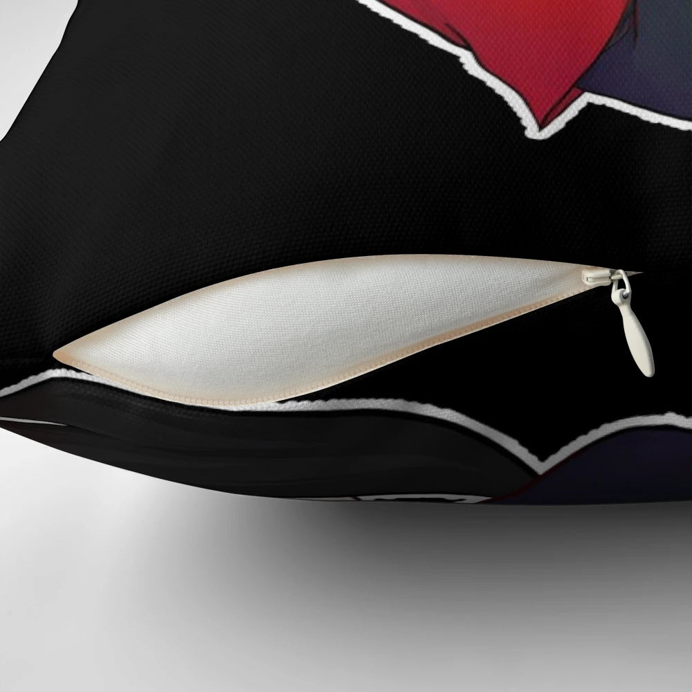 Soft and cuddly anime lycan pillow featuring the characters Aaron Lycan and Aphmau Lycan from the popular anime series.