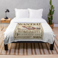 Anime One Piece Luffy Wanted Poster Plush Blanket
