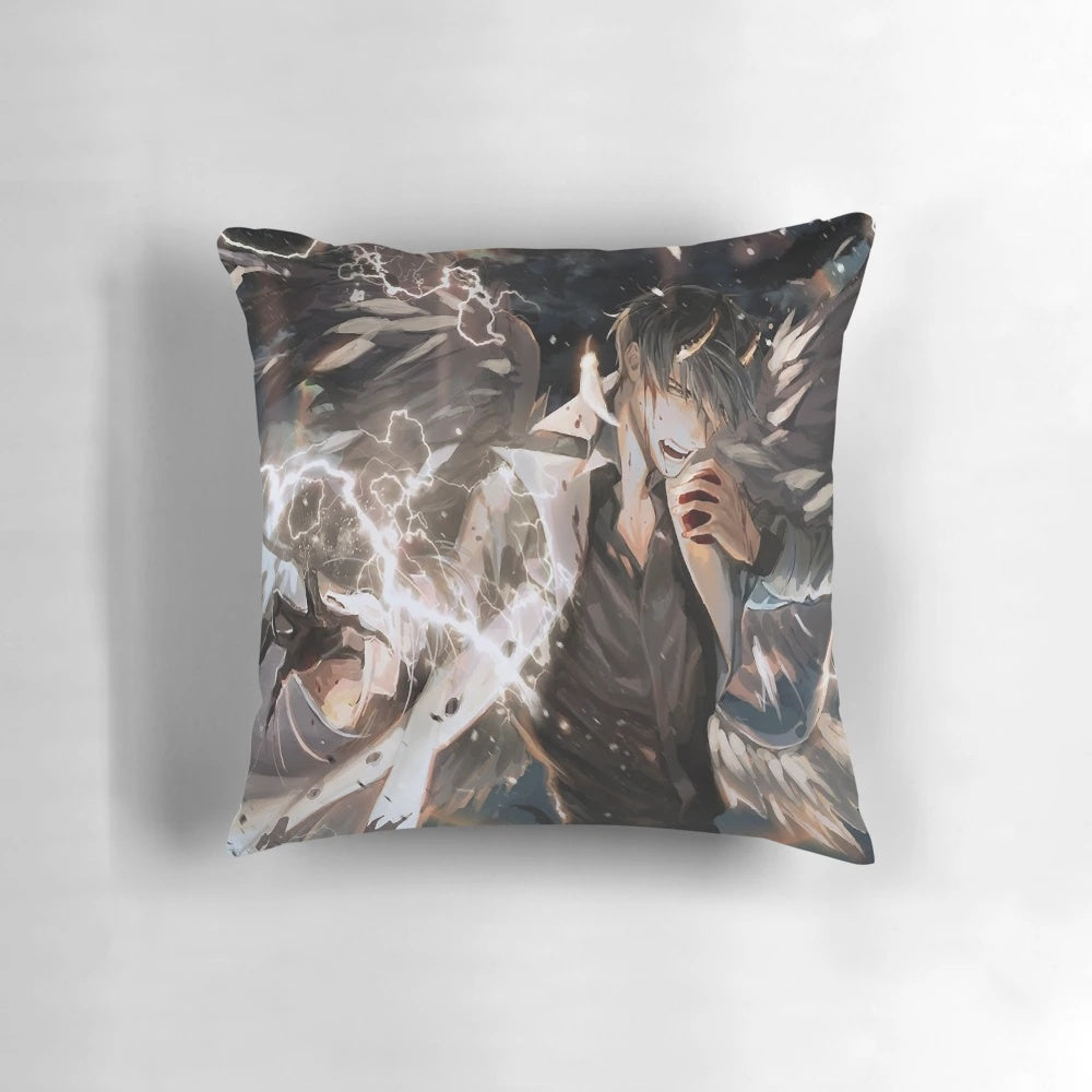Omniscient Readers Viewpoint Kim Dokja pillow, featuring the main character from the popular webtoon series.