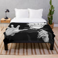 Gojo Satoru anime character plush blanket