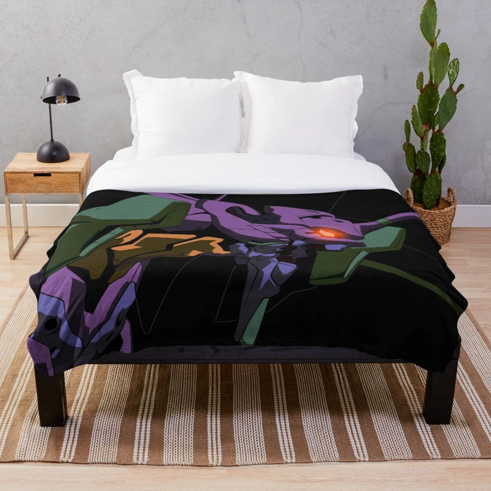 Neon Genesis Evangelion Evangelion Unit-01 Plush Blanket