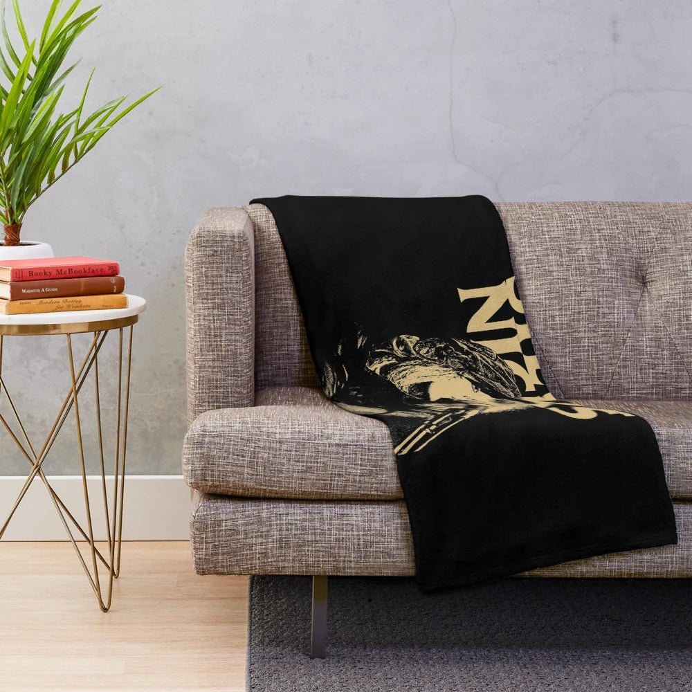 Anime-inspired plush blanket featuring Stevie Nicks portrait