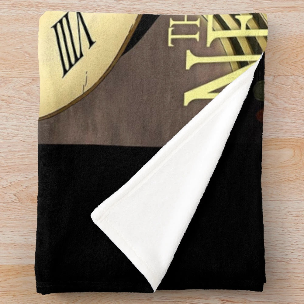 Anime-themed plush blanket featuring characters from the popular series The Promised Neverland