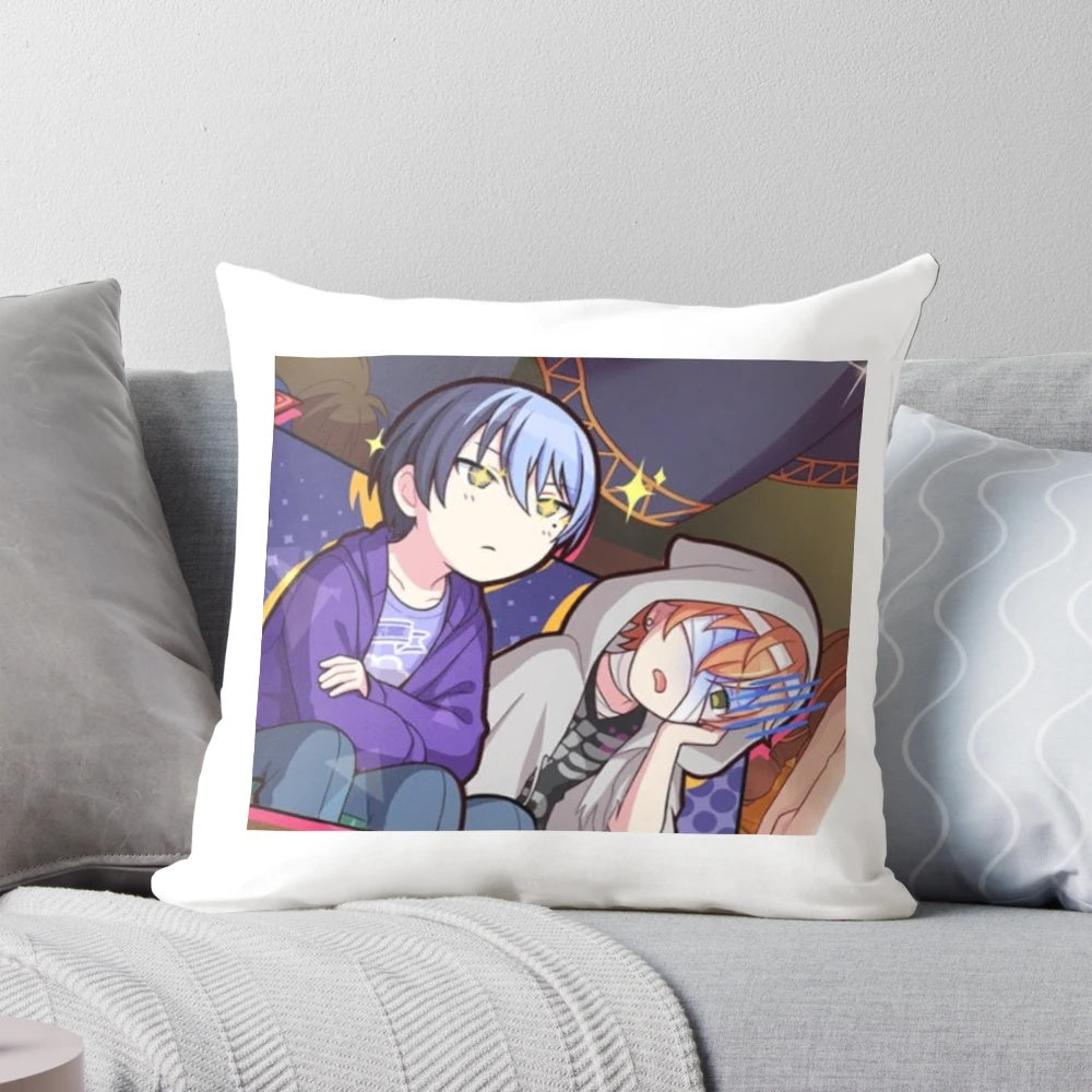 Soft, comfortable Vocaloid-themed pillow featuring popular characters like Hatsune Miku, Kagamine Rin, and Kagamine Len.