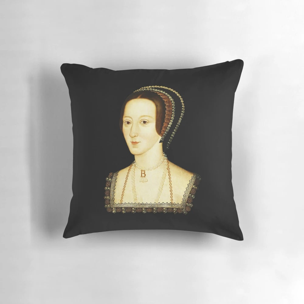 Detailed illustration of Anne Boleyn, the ill-fated second wife of King Henry VIII and Queen of England from 1533 to 1536.