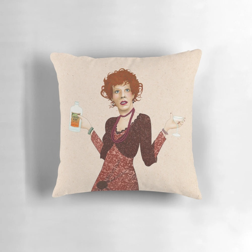 Annie Miss Hannigan Pillow - Soft, plush pillow featuring the iconic character from the beloved musical and film 'Annie