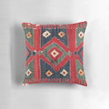 Handcrafted Antique Balikesir Turkish Kilim Print Pillow by Yüncü
