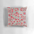 Antique Uzbekistan Suzani floral embroidery boho chic pillow