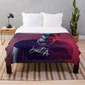 Anuel AA inspired plush blanket