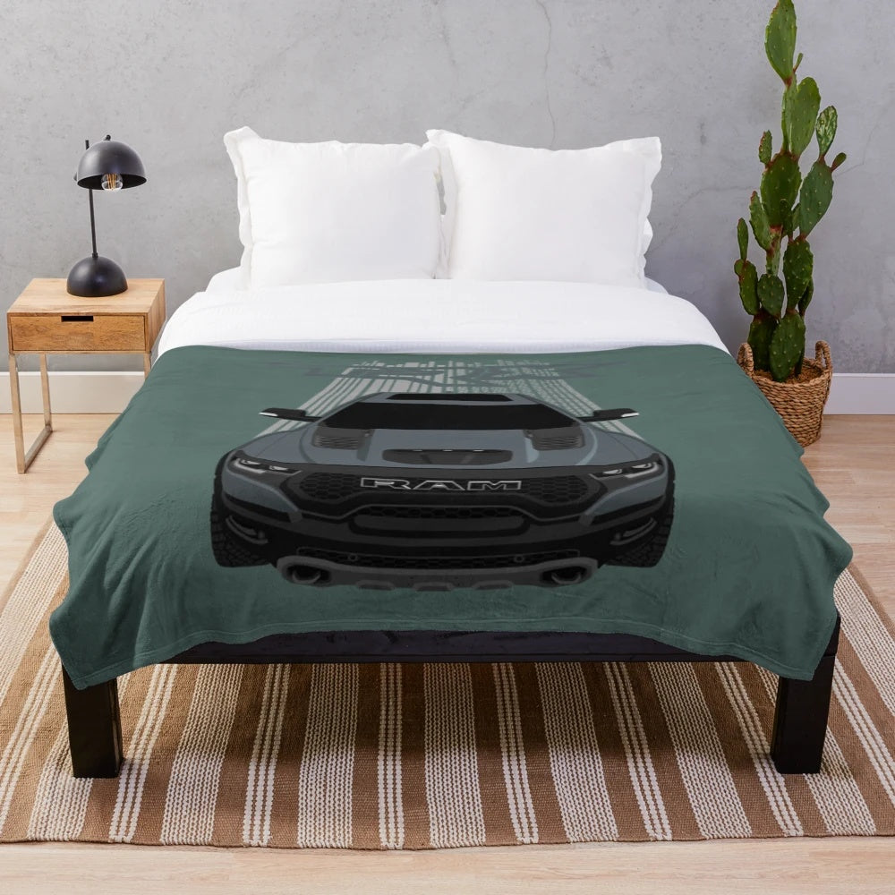 Anvil Grey Plush Blanket for Ram 1500 Trucks