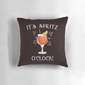 Decorative throw pillow with Aperol Spritz design, perfect for Italian-themed home decor