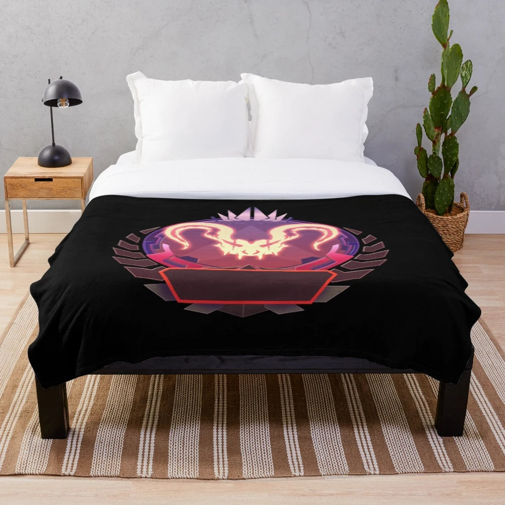 Apex Legends inspired plush blanket featuring the Apex Predator design