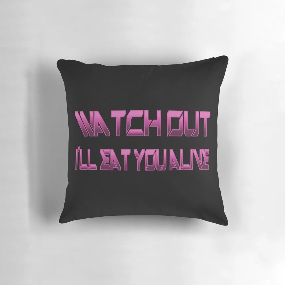 Apex Legends Loba Quip Throw Pillow featuring iconic in-game dialogue
