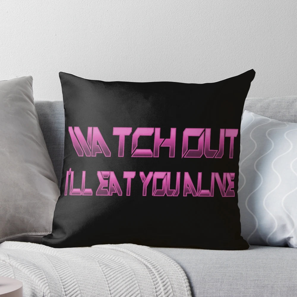 Apex Legends Loba Quip Throw Pillow featuring iconic in-game dialogue