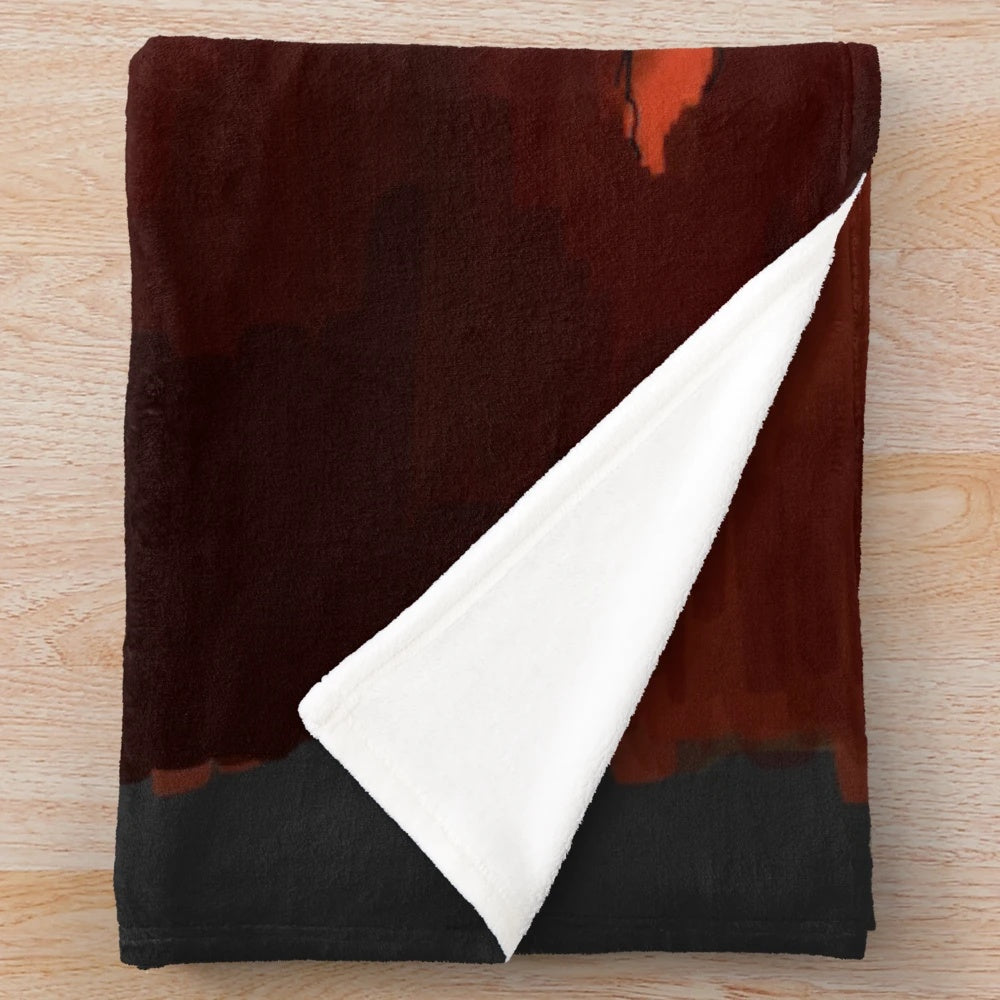 Apocalypse Now inspired plush blanket featuring a burro illustration