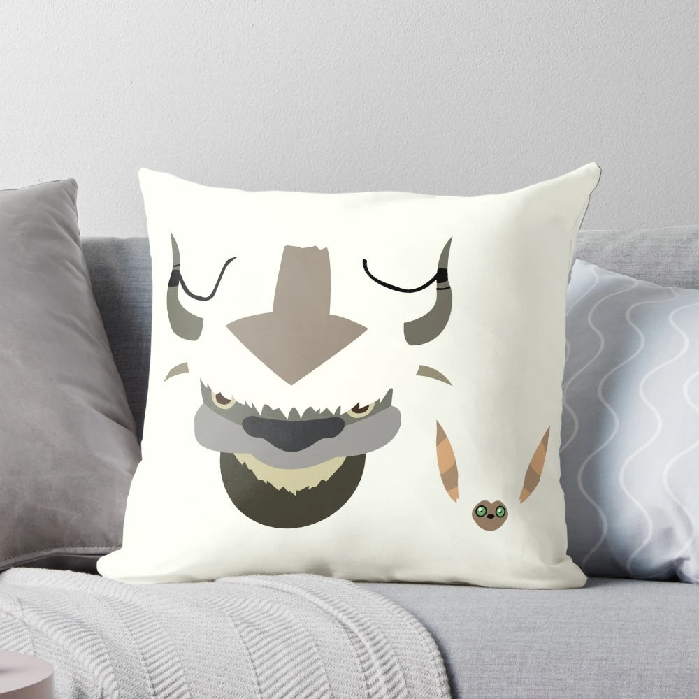 Appa and Momo Avatar: The Last Airbender Plush Pillow