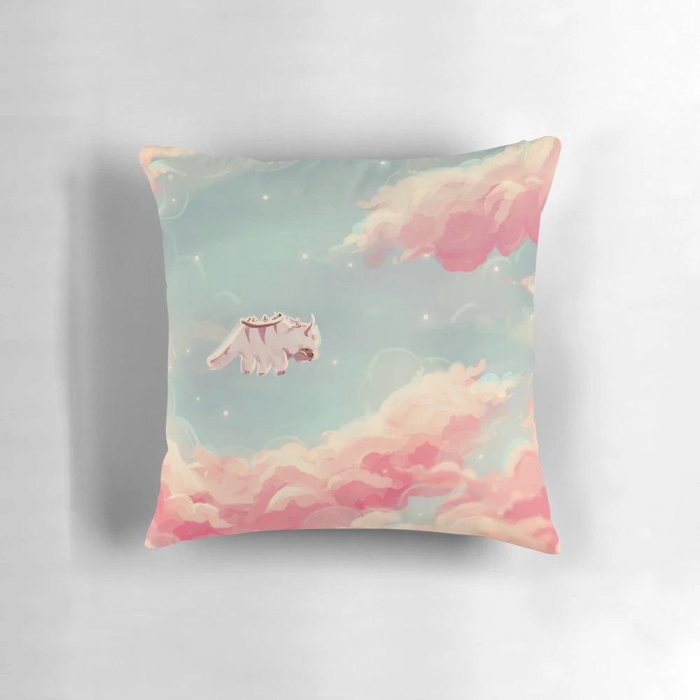 Soft and cozy pillow featuring Appa, the iconic sky bison from Avatar: The Last Airbender