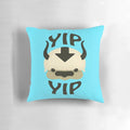 Appa the flying bison from Avatar The Last Airbender on a decorative throw pillow