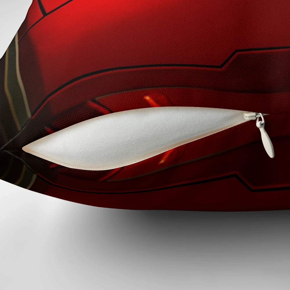 Arc Reactor Iron Man Pillow with the Stark Industries logo