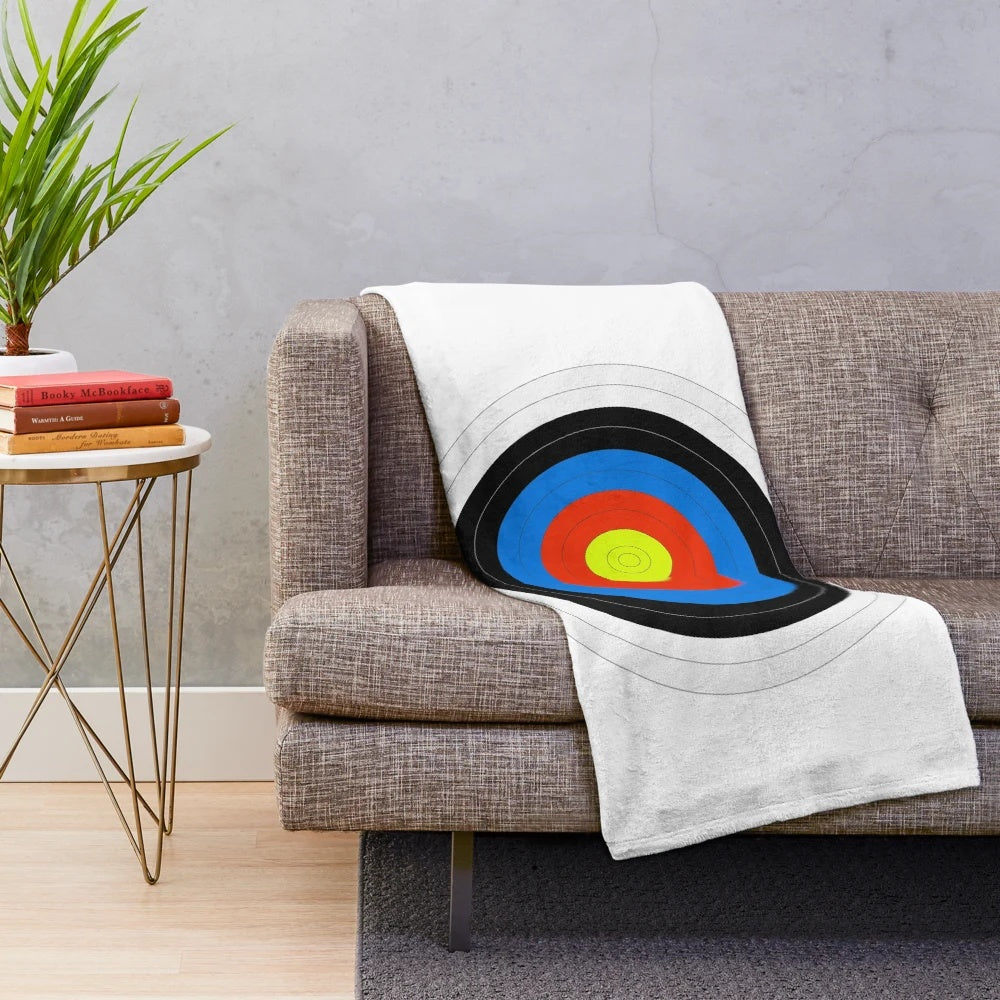 Archery Target Plush Blanket