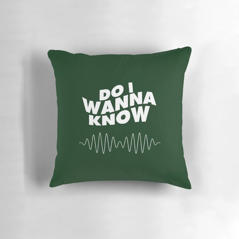 Arctic Monkeys "Do I Wanna Know?" Pillow - Indie Music Home Decor