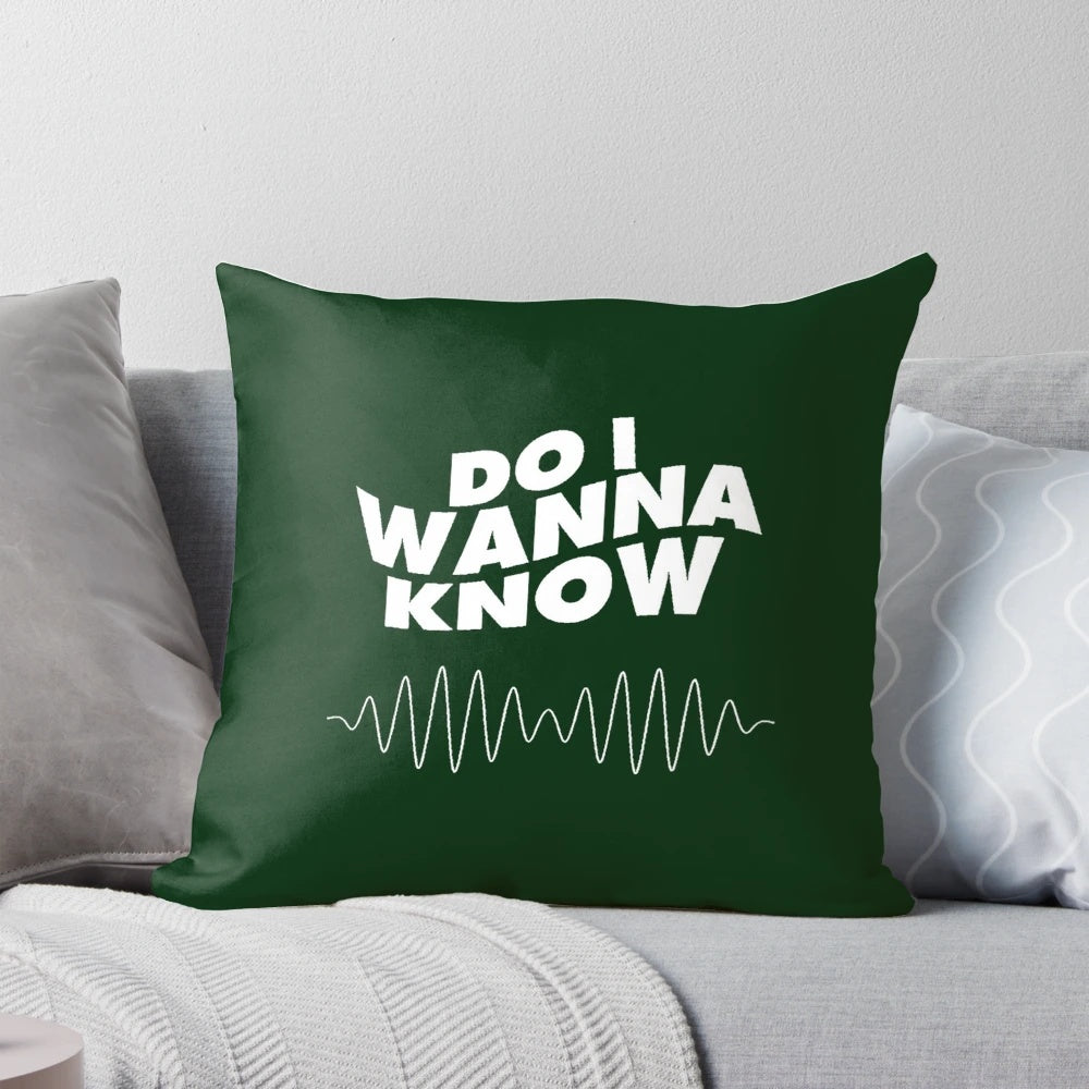 Arctic Monkeys "Do I Wanna Know?" Pillow - Indie Music Home Decor