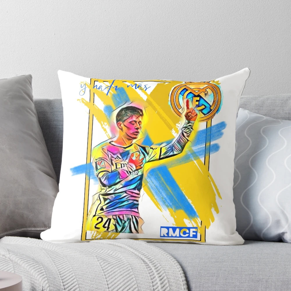 Arda Güler Real Madrid Football Player Pillow