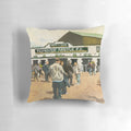 Plymouth Argyle football team fan pillow with argyle pattern