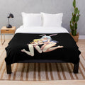 Arifureta anime plush blanket featuring character designs