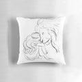 Arise Pillow with Lion Sketch and Scripture Verses