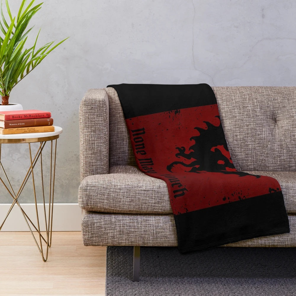 Arisen dragon plush blanket inspired by the popular video game Dragons Dogma