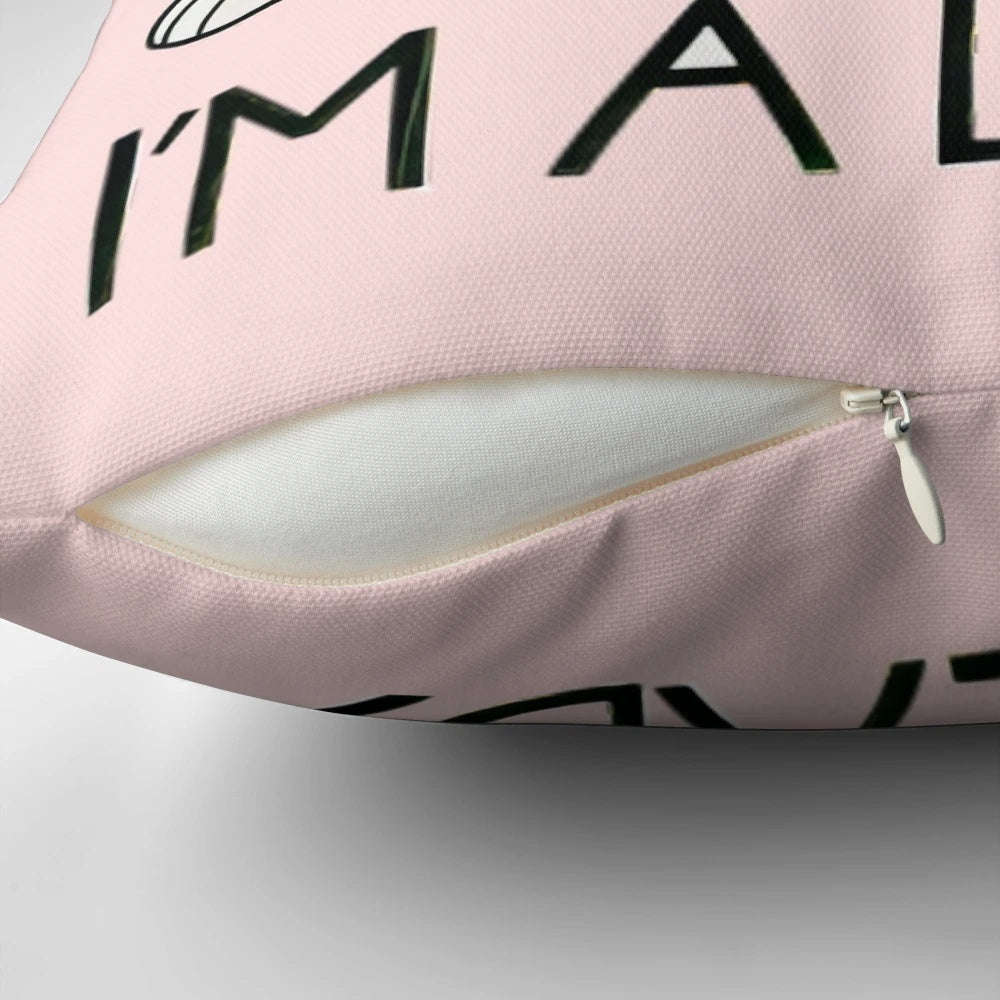 Plush cat-themed pillow featuring the character Marie from The Aristocats
