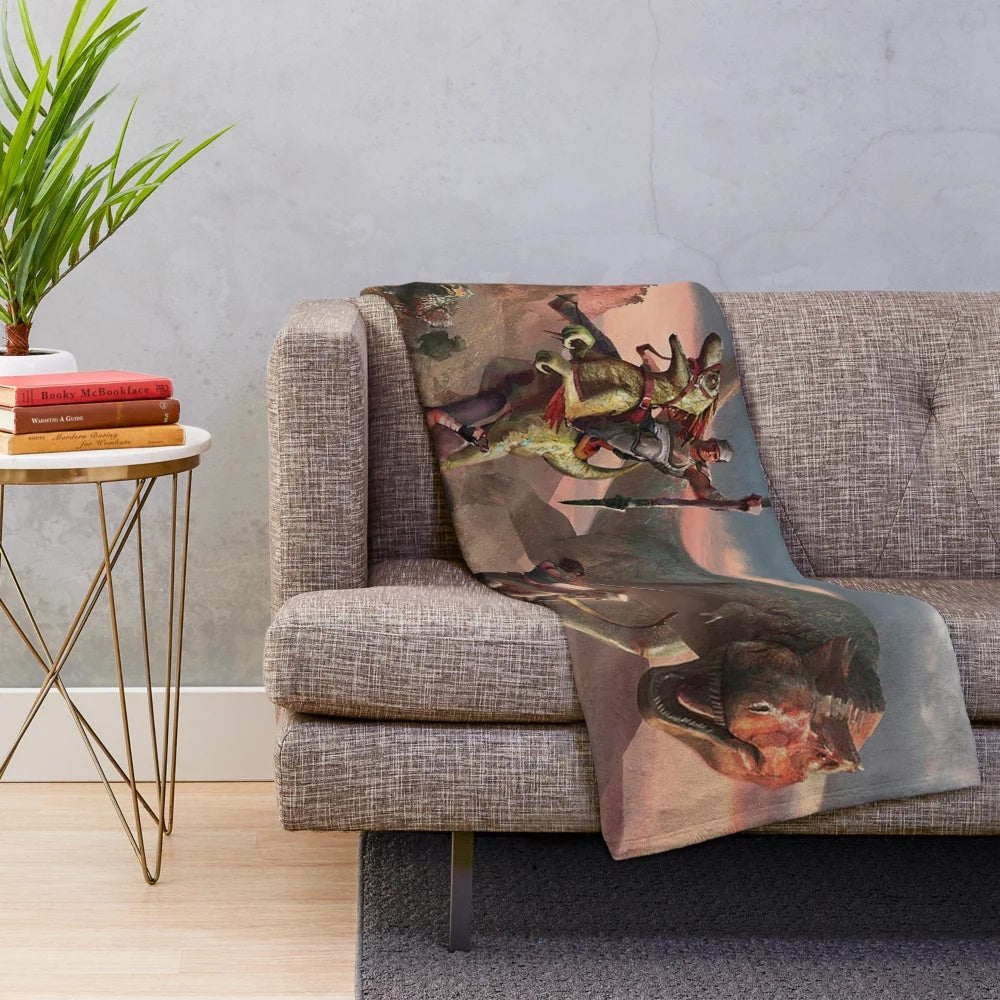 Ark Survival Evolved Inspired T-Rex Plush Blanket