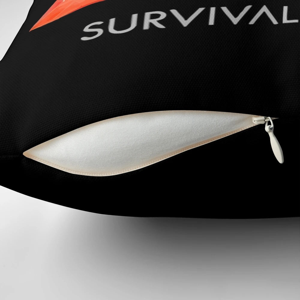 Ark Survival Evolved-inspired pillow featuring dinosaurs and gameplay elements