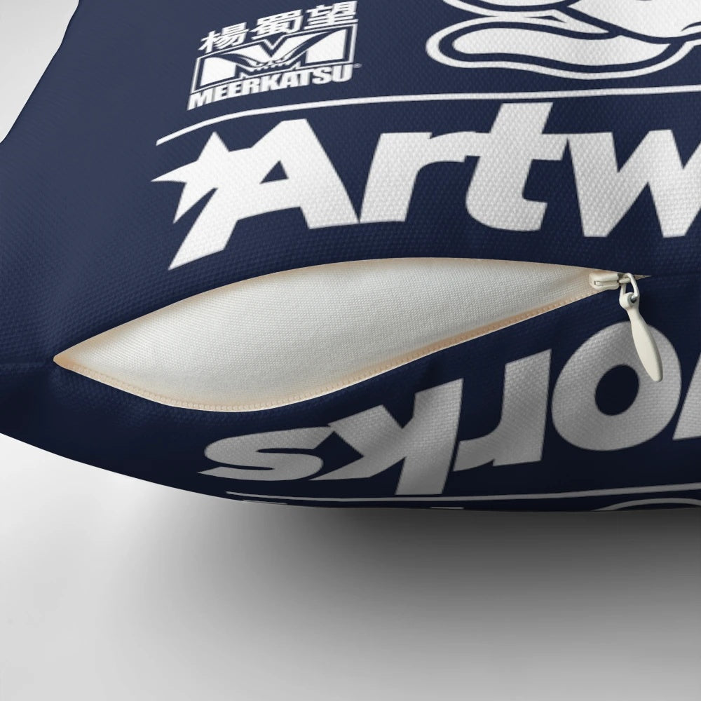 Armbar artwork jiu jitsu pillow featuring a kawaii, cute design for Brazilian Jiu-Jitsu and grappling enthusiasts